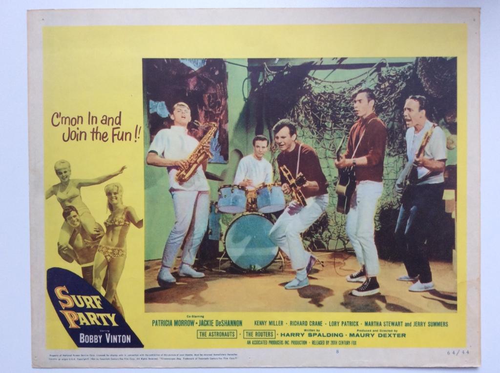 Surf Party - Original lobby card 1964, Enlèvement ou Envoi, Rectangulaire horizontal, A1 jusqu'à A3, Utilisé