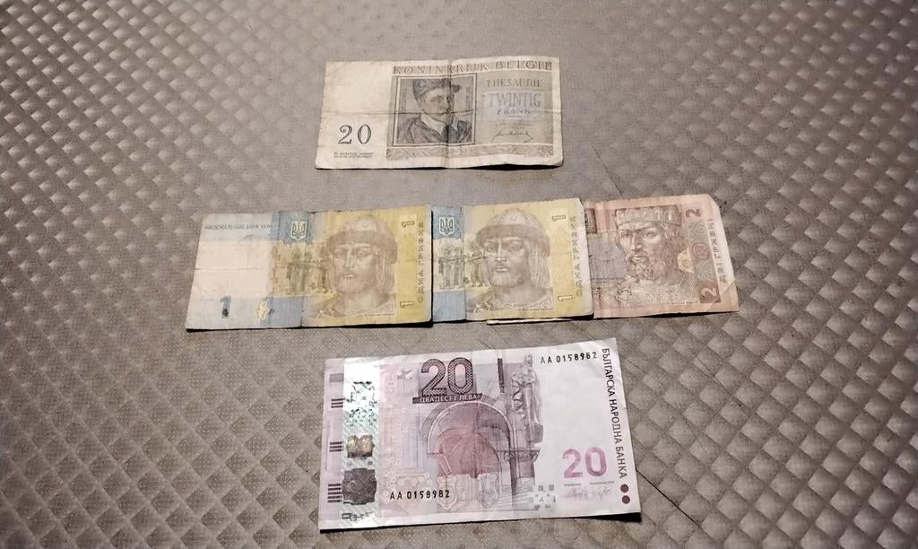 Billets belges et autres, Enlèvement ou Envoi, Billets de banque