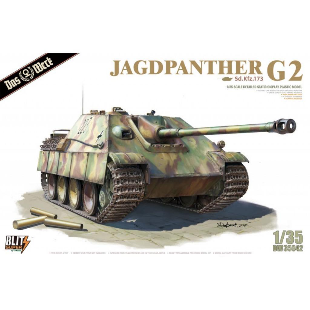 DAS WERK 35042 jagdpanther G2 sd.kfz.173 échelle 1/35, Neuf, Autres marques, Tank, Enlèvement ou Envoi