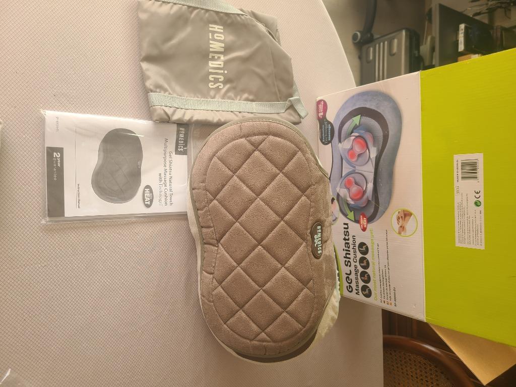 Homedics Gel Shiatsu massage nekkussen, Ophalen of Verzenden, Zo goed als nieuw, Overige typen