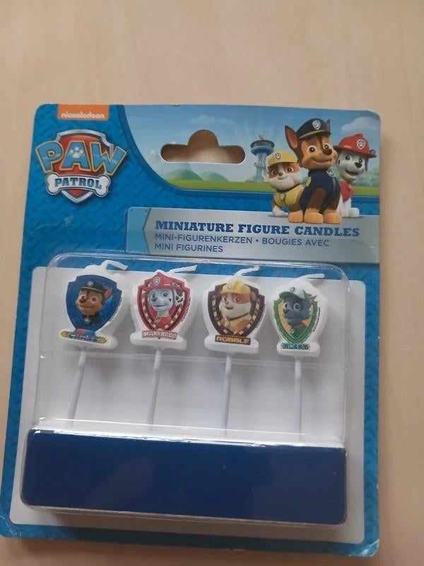 Paw Patrol kaarsjes, Enlèvement, Neuf