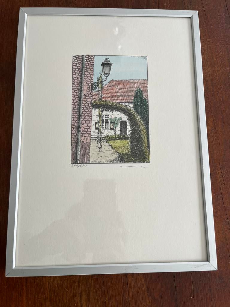 Litho Wim van Kuyck 211/250, Ophalen of Verzenden