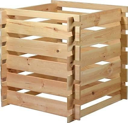 Bac à compost en bois | LIVRAISON GRATUITE, Neuf, -, DOBAR, -