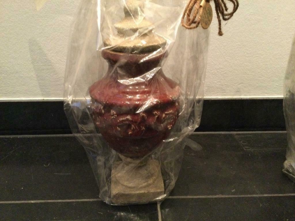 Vaas-decoratieset (NIEUW), Moins de 50 cm, Poterie ou Porcelaine, Enlèvement, Neuf