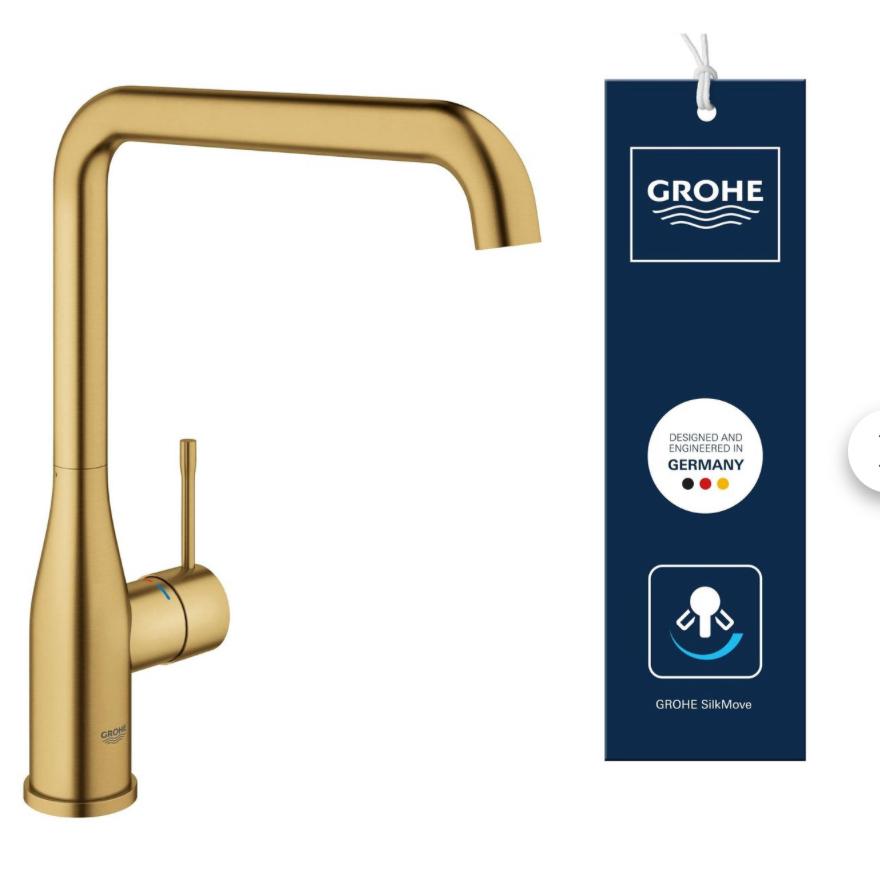 Grohe gold keukenmengkraan, Ophalen, Nieuw, Kraan