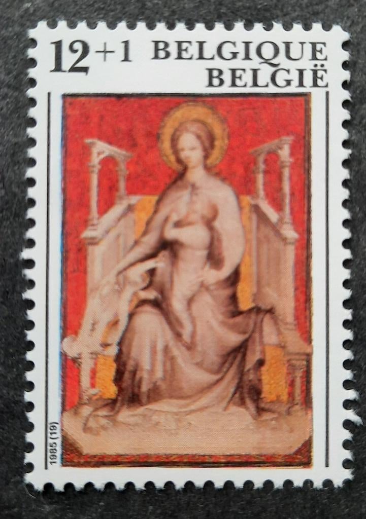 België: OBP 2197 ** Kerstmis en Nieuwjaar 1985., Kerst, Frankeerzegel, Ophalen of Verzenden, Zonder stempel