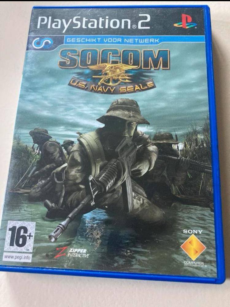 Socom us navy seals ps2 games playstation (met boekje), Ophalen of Verzenden, Zo goed als nieuw