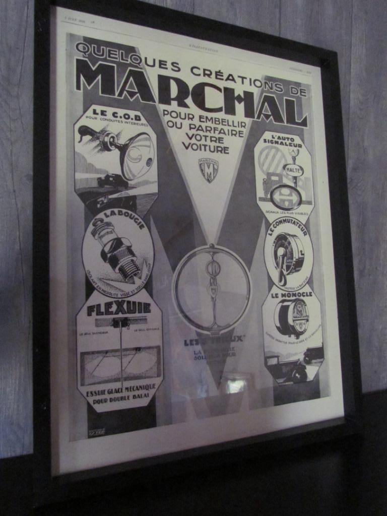 oude reclame Marchal accessoires, Collections, Enlèvement ou Envoi, Comme neuf