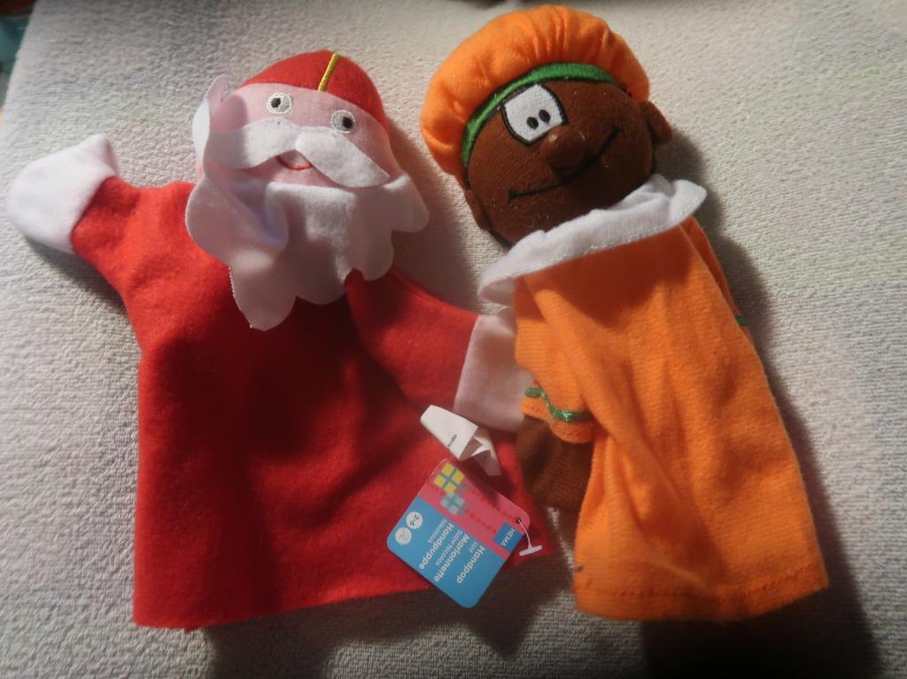 handpoppen sint en piet, Ophalen of Verzenden, Zo goed als nieuw