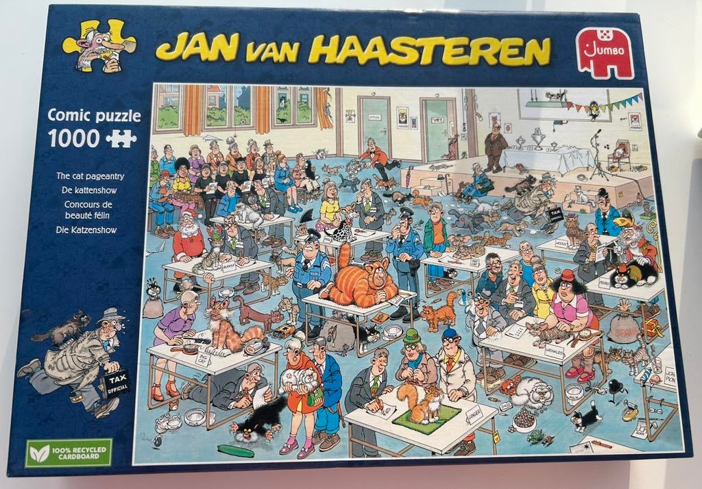 jan van haasteren de kattenshow 1000st, Ophalen of Verzenden, Zo goed als nieuw
