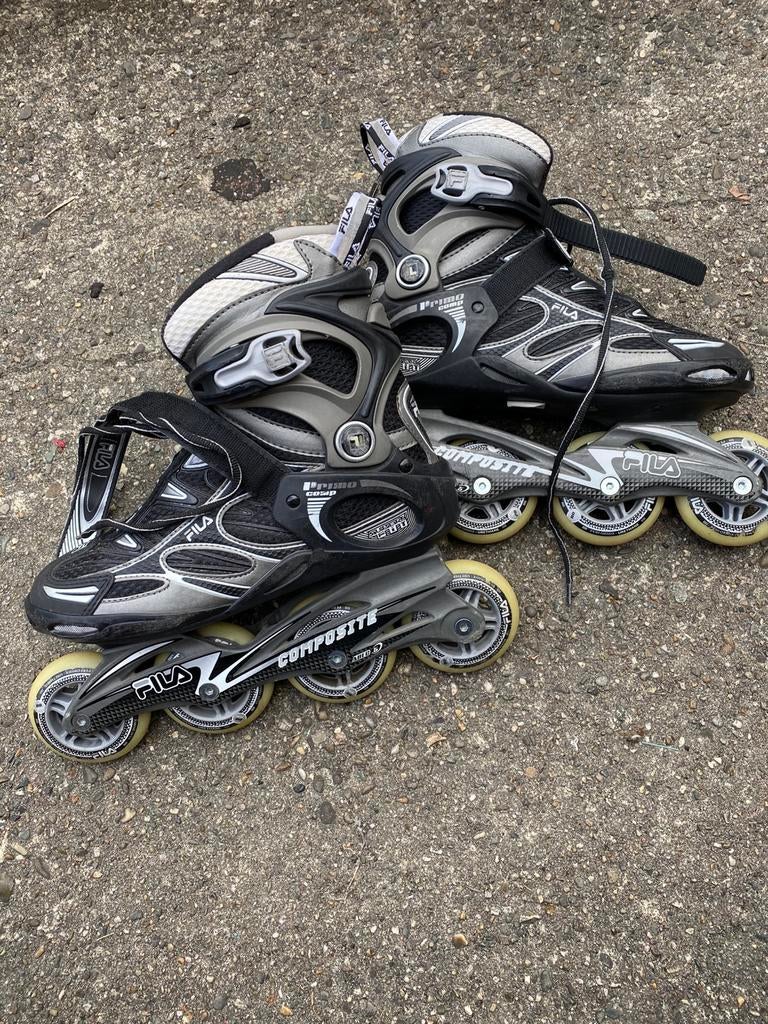 In-line skate Fila, Sport en Fitness, Gebruikt, Kinderen, Inline skates 4 wielen, Ophalen