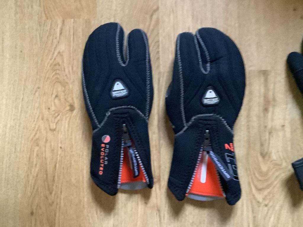 Duiken Waterproof mittens 5 mm, Watersport en Boten, Duiken, Ophalen of Verzenden, Zo goed als nieuw, Duikpak