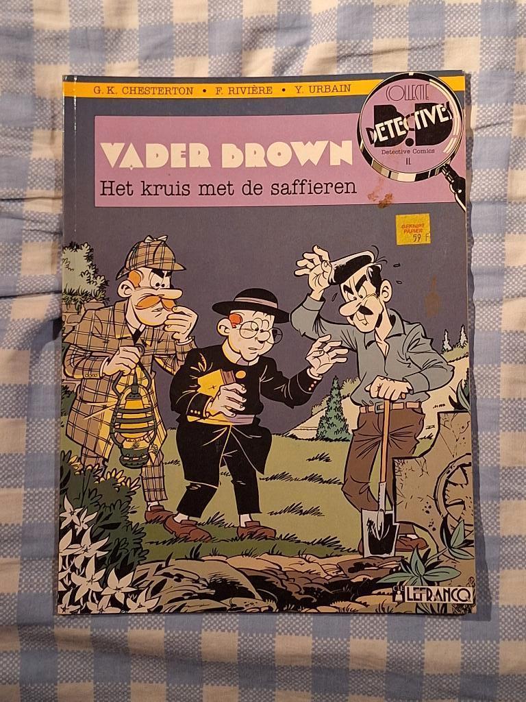 vader Brown: het kruis met de saffieren, Boeken, Eén stripboek, Ophalen of Verzenden, Zo goed als nieuw