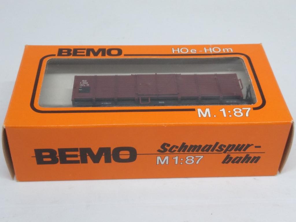 Bemo 2251 H0m RhBHogeboordwagen nr E 6668 in OVP, Hobby en Vrije tijd, Modeltreinen | H0, Overige merken, Gelijkstroom, Ophalen of Verzenden