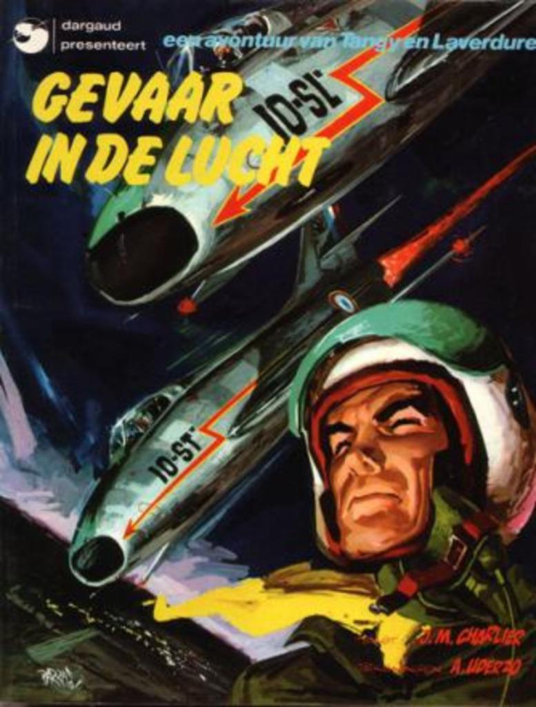 Gevaar in de lucht, Tanguy en Laverdure, Dargaud/Oberon 1979, Boeken, Verzenden, Eén stripboek, Zo goed als nieuw, Charlier & Uderzo