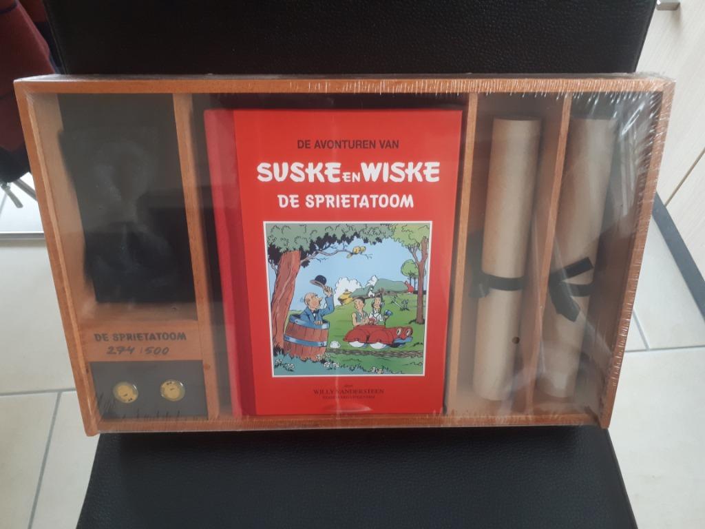Luxe  Suske en Wiske - De sprietatoom Box, Boeken, Willy vandersteen, Eén stripboek, Nieuw, Ophalen of Verzenden