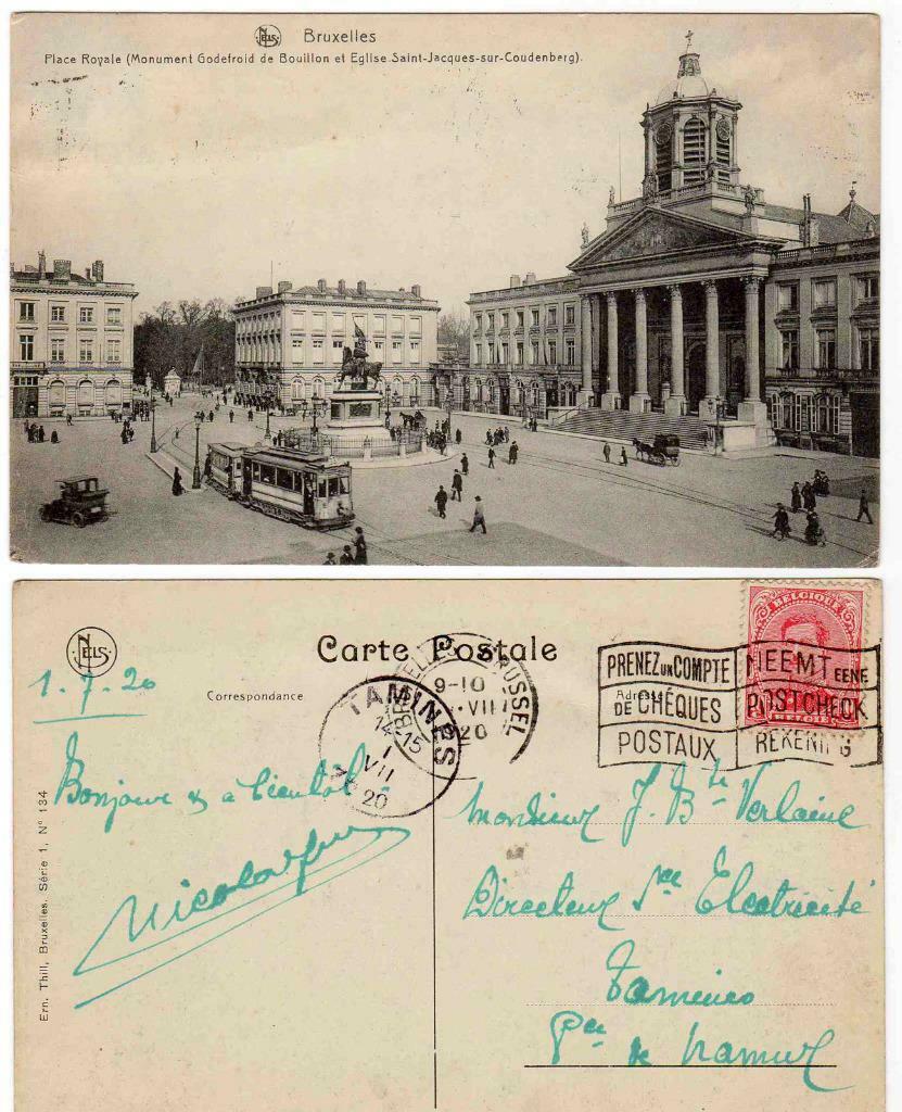 BE_Bruxelles_Bxl_lot 4_5 CPA, Enlèvement ou Envoi, 1920 à 1940, Non affranchie, Bruxelles (Capitale)