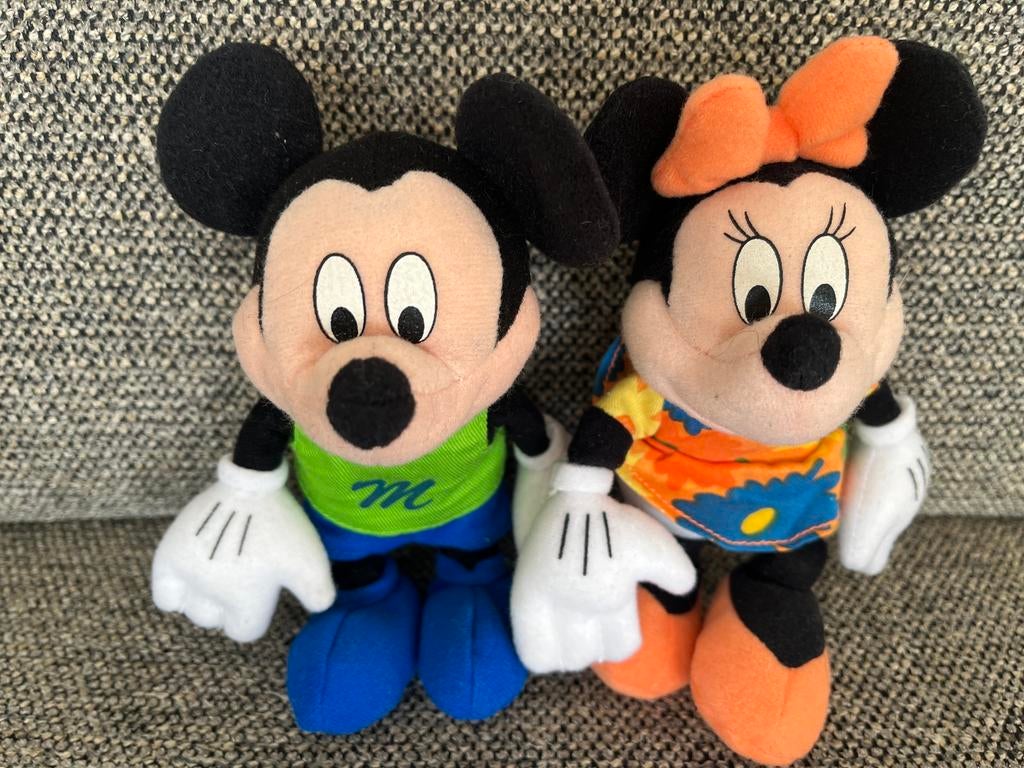Mickey en minnie mouse knuffels (+/-17cm), Ophalen, Mickey Mouse, Knuffel