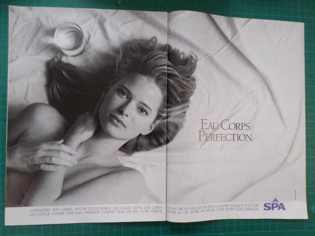 Spa reine - 6 publicités papier - 1988 - 1995 - 1996, Ophalen of Verzenden, Gebruikt, Overige typen