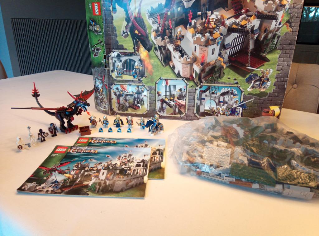 LEGO Castle Fantasy Era 7094 King's Castle Siege MET DOOS, Ophalen of Verzenden, Zo goed als nieuw, Complete set, Lego