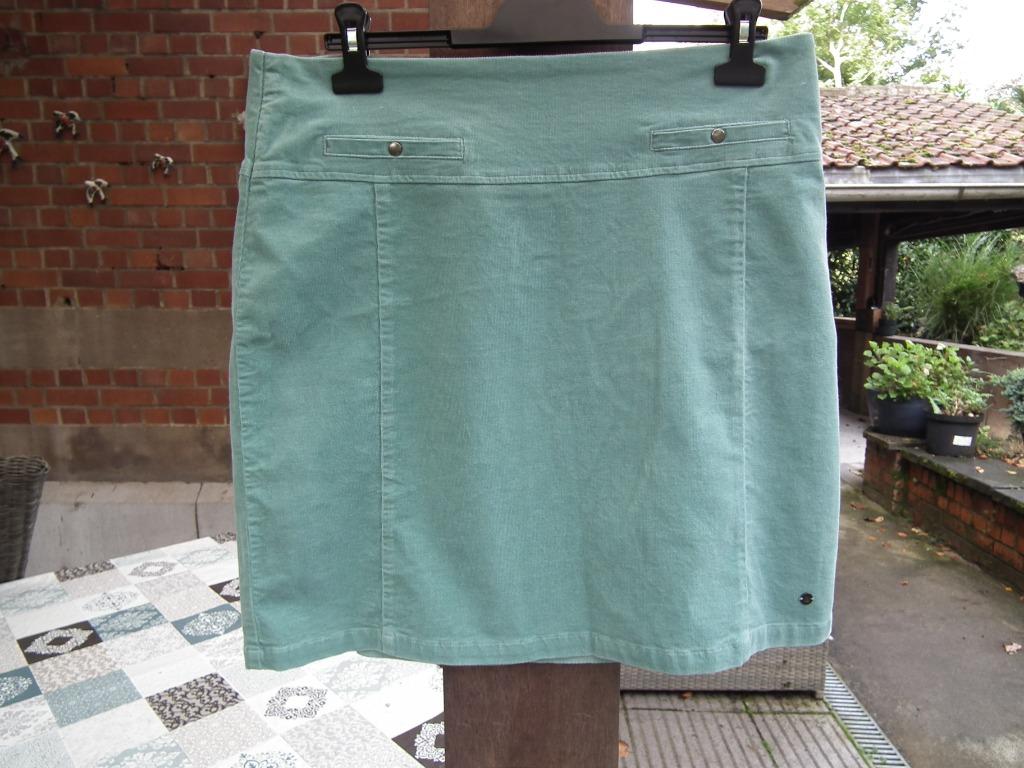 groene fluwelen rok, voor dames, maat 44 (Terre Bleue), Kleding | Dames, Rokken, Nieuw, Maat 42/44 (L), Groen, Knielengte, Verzenden