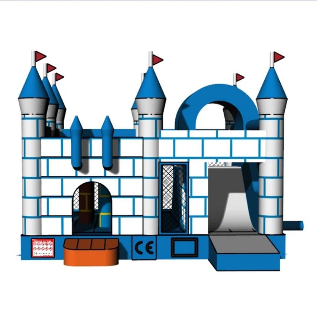 Nieuw springkasteel ridder kasteel, Ophalen