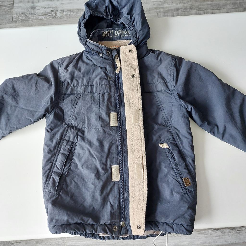 Anorak à capuche bleu foncé pour garçon, taille 110/5 ans, Garçon, Timberland, Enlèvement, Utilisé