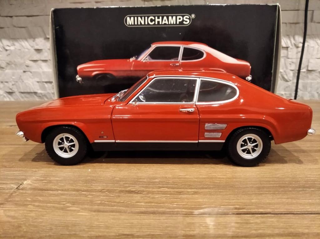 Minichamps ford capri 1700 gt 1969, Ophalen of Verzenden, Nieuw, Auto, MiniChamps