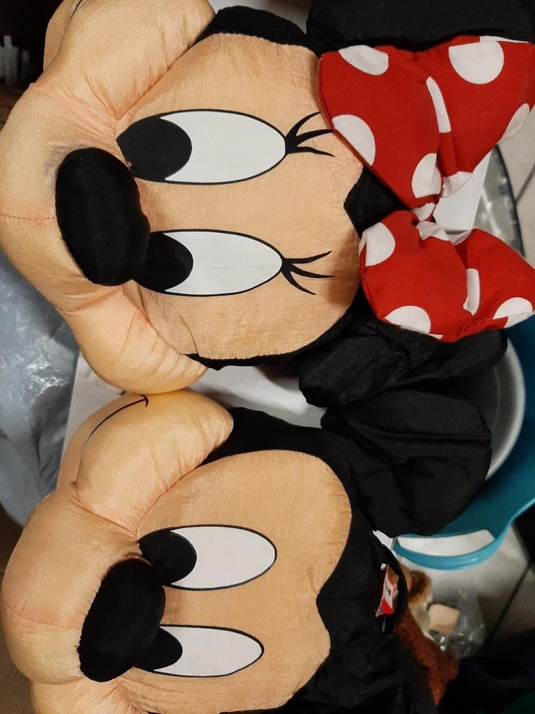 Mickey en minnie mouse, Kinderen en Baby's, Speelgoed | Knuffels en Pluche, Ophalen of Verzenden, Zo goed als nieuw