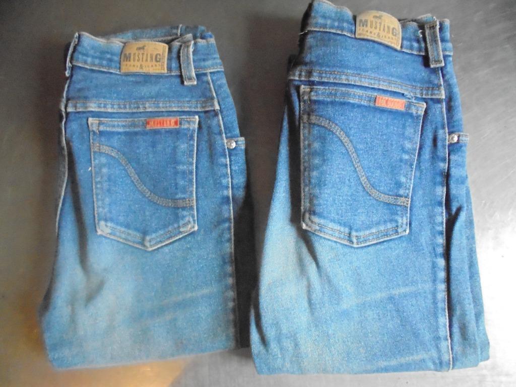 2 jeans MUSTANG vintage authentiques taille 28/32, W28 - W29 (confection 36), Enlèvement ou Envoi, Mustang, Porté