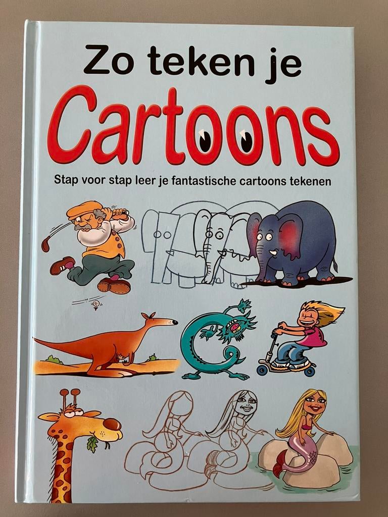 Zo teken je cartoons, Boeken, Ophalen of Verzenden, Nieuw