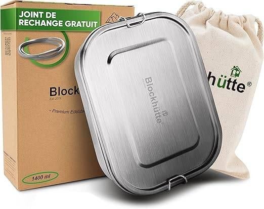 Premium lunchbox van roestvrij staal | GRATIS LEVERING, Diversen, Schoolbenodigdheden, -, Verzenden, -, Nieuw