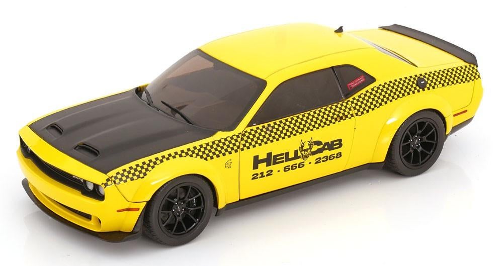 DODGE Challenger SRT New York City Hellcab 1/18 - PRIX : 49€, Hobby & Loisirs créatifs, Voitures miniatures | 1:18, Neuf, Voiture
