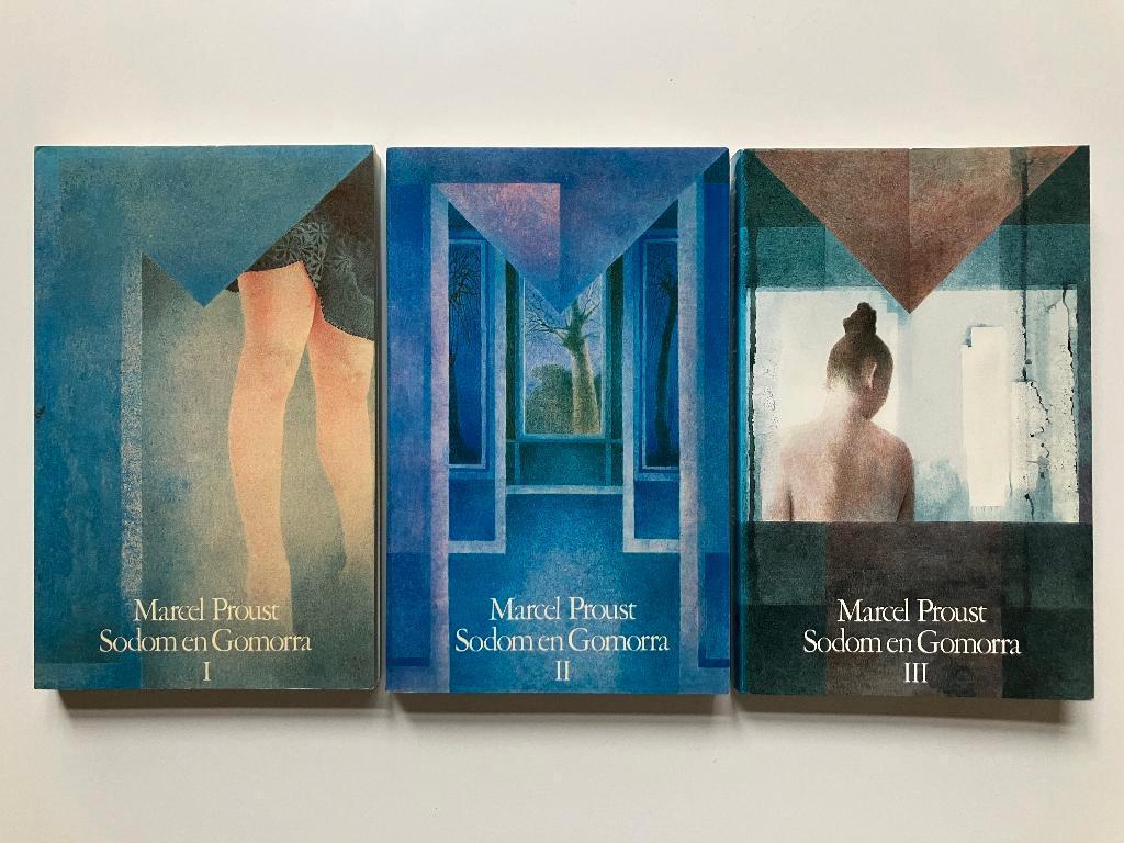 Sodom en Gomorra I, II, III - Marcel Proust (De Bezige Bij), Livres, Littérature, Enlèvement