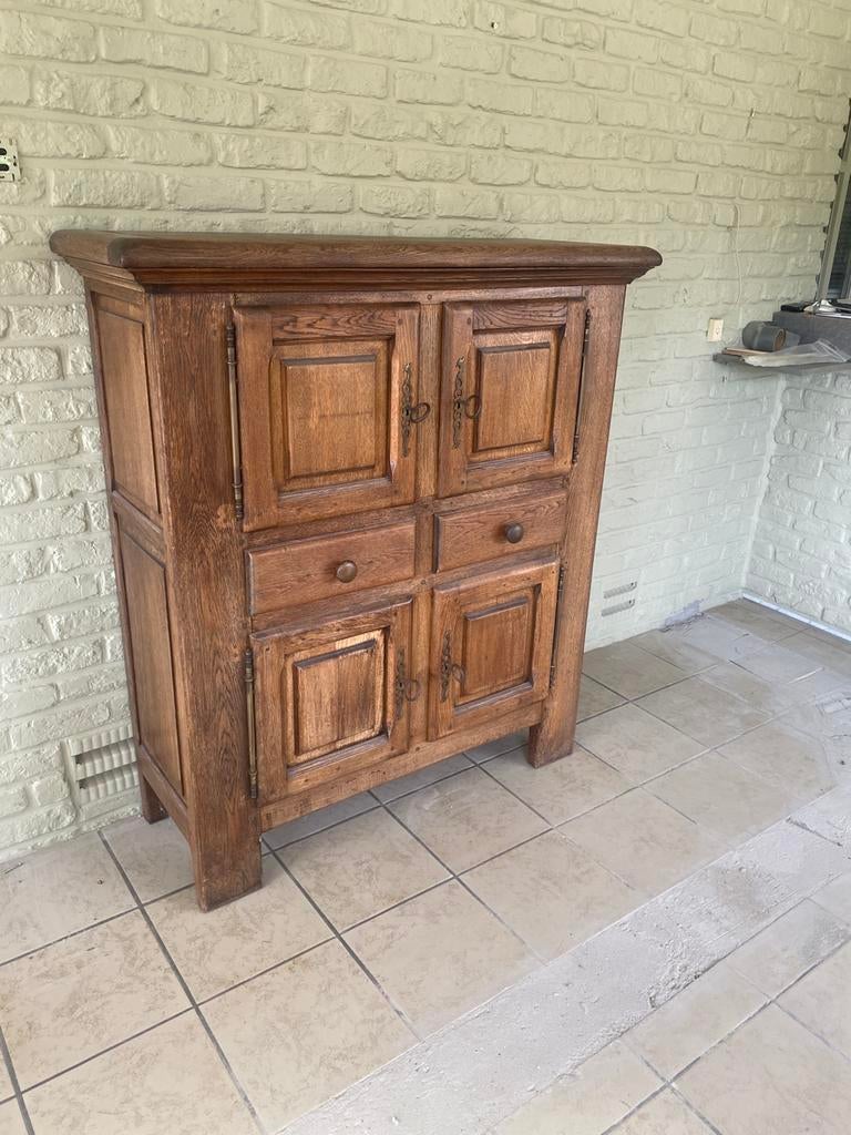 Eiken kast 165 cm hoog, Enlèvement