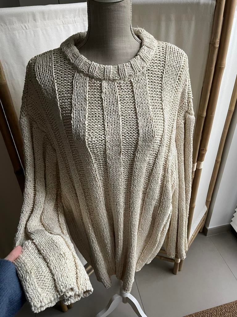 Robe pull h&m édition, Vêtements | Femmes, Robes, Taille 42/44 (L), H&M, Enlèvement ou Envoi, Beige