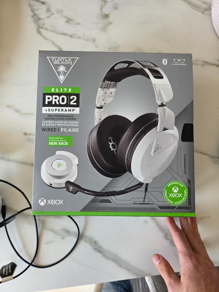 Gaming Headset Turtle Beach Elite Pro 2 + Super amp, Informatique & Logiciels, Casques micro, Utilisé, Over-ear, Filaire, Casque gamer