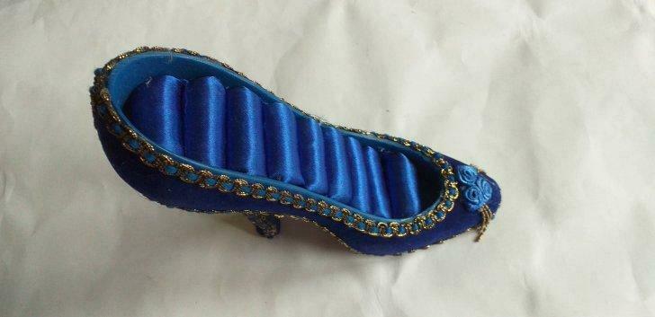 bijoux porte-bague, Enlèvement ou Envoi, Neuf, Bleu, Rigide