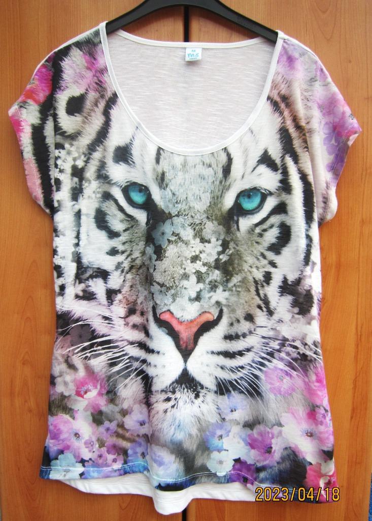 Blouse Tigre MS MODE, Taille 38/40 (M), Autres couleurs, Comme neuf, MS MODE