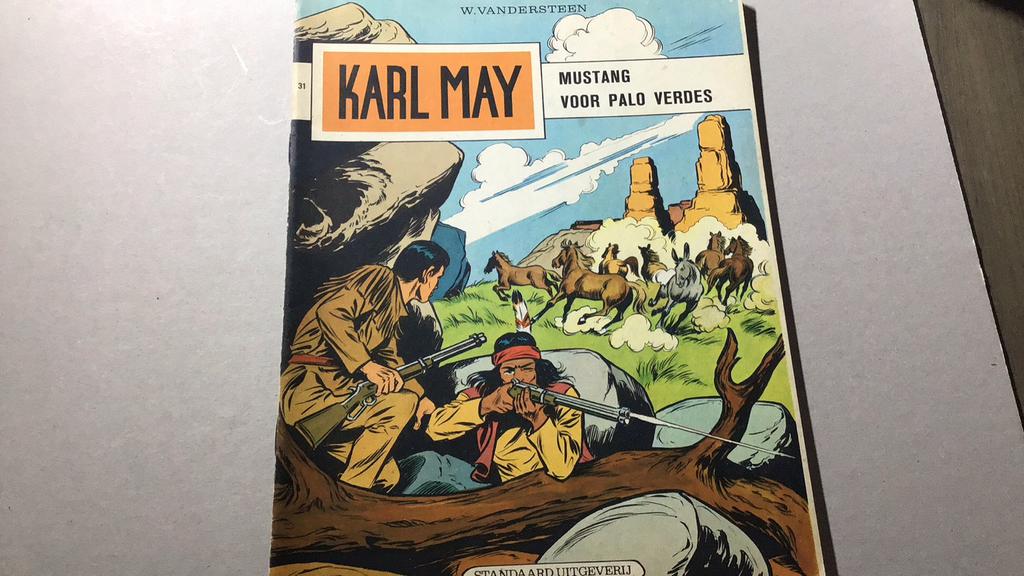Karl may(z2), Boeken, Stripverhalen, Gelezen, Willy Vandersteen, Eén stripboek, Ophalen of Verzenden