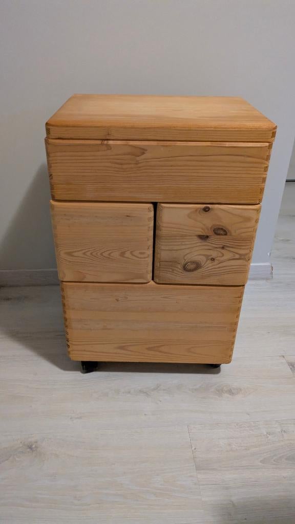 Stapelbare opbergboxen hout, Ophalen, Gebruikt, Grenenhout