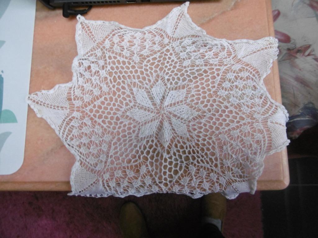napperon ancien en pont de dentelle rond blanc, très joli, Antiquités & Art, Tapis & Textile, Enlèvement ou Envoi