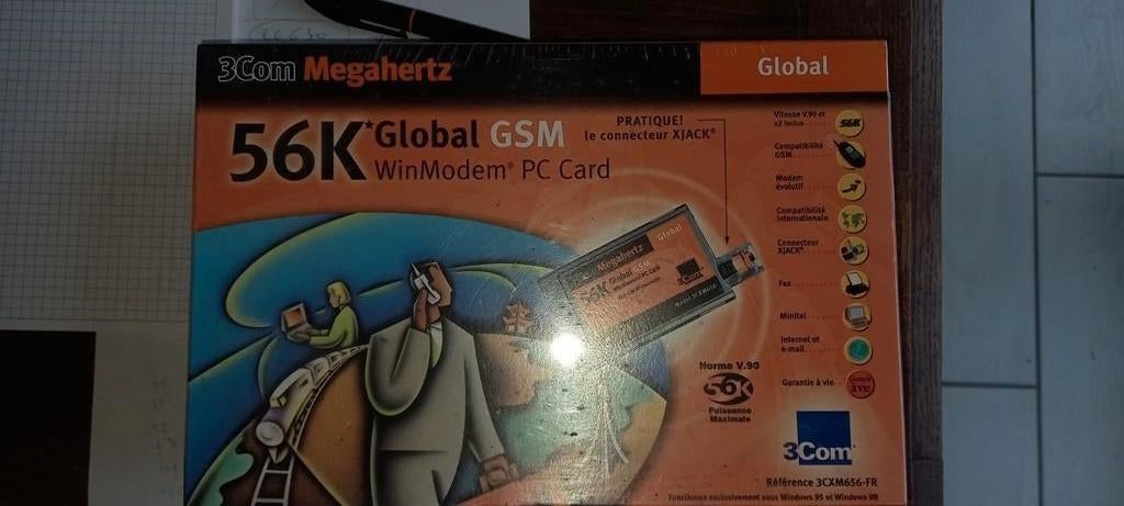 Wereldwijde GSM WinModem PC-kaart 56k, Ophalen of Verzenden