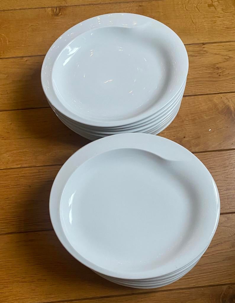 21 witte borden Costaverde 29,5 cm x26 cm, Verzenden, Zo goed als nieuw, Bord(en)
