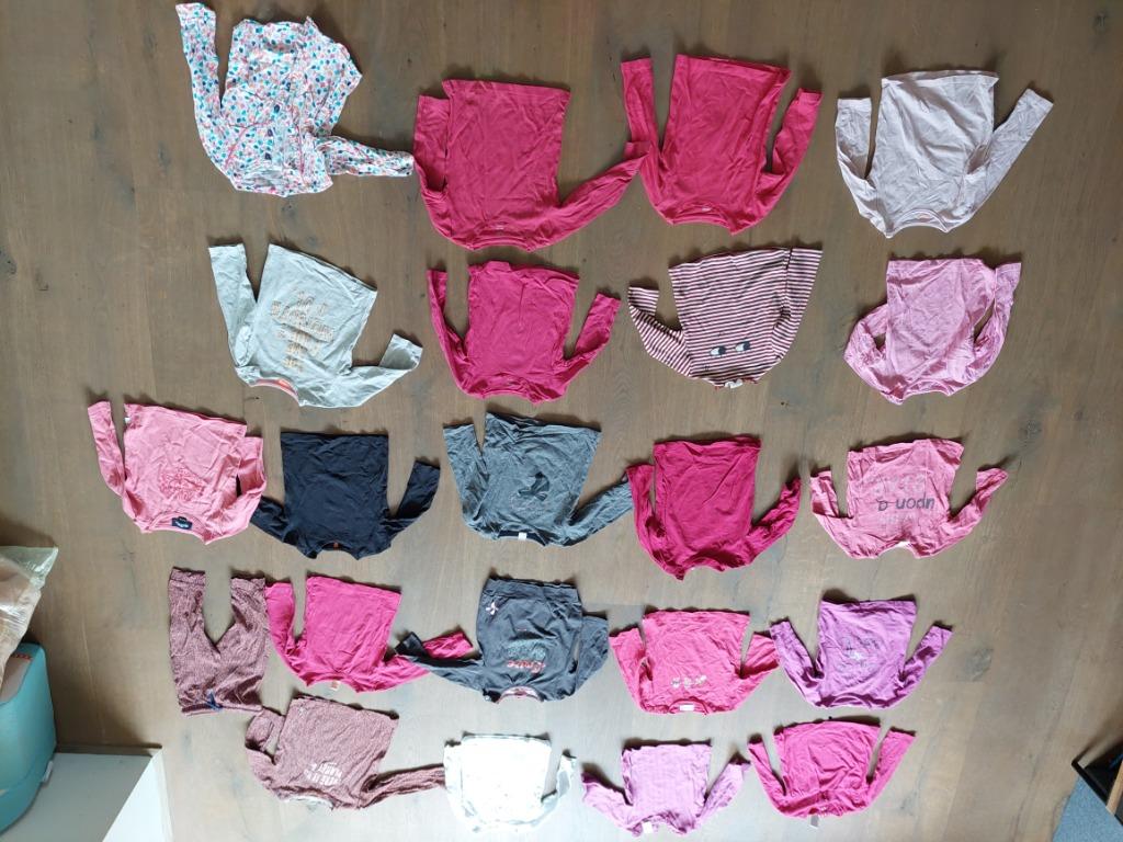 Longsleeves 86, Kinderen en Baby's, Ophalen of Verzenden, Zo goed als nieuw, Meisje