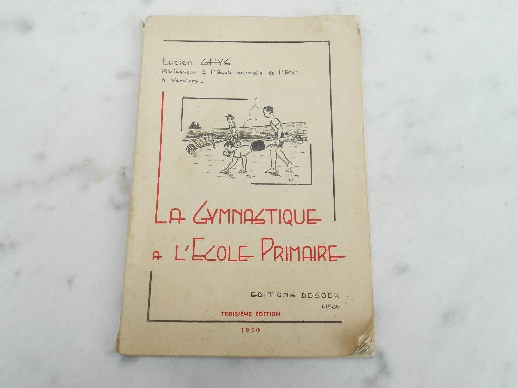 ancien livre scolaire Gymnastique  ed . L.Ghys Verviers 1950, Livres, Enlèvement ou Envoi, Utilisé, Primaire, Autres matières