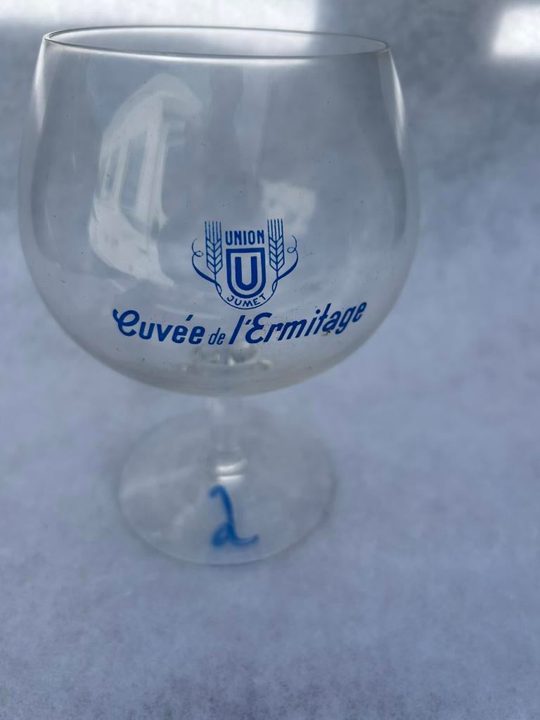 Verre Cuvée de L’Ermitage brasserie Union Jumet, Collections, Marques de bière, Enlèvement ou Envoi, Comme neuf