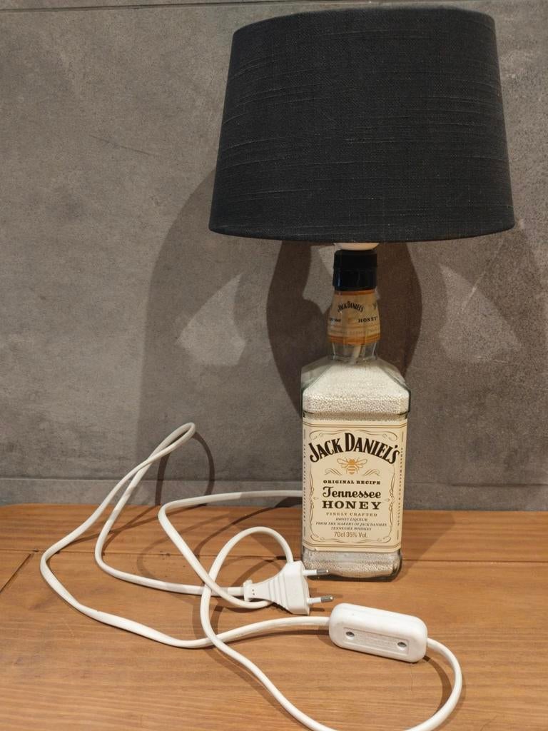 Authentieke Jack Daniels Lamp, Nieuw, Glas, Minder dan 50 cm, Ophalen