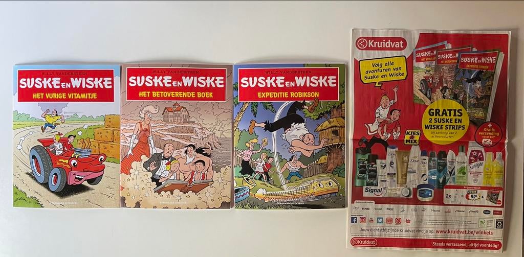 Suske en Wiske kruidvat 2023 set compleet, Boeken, Ophalen of Verzenden