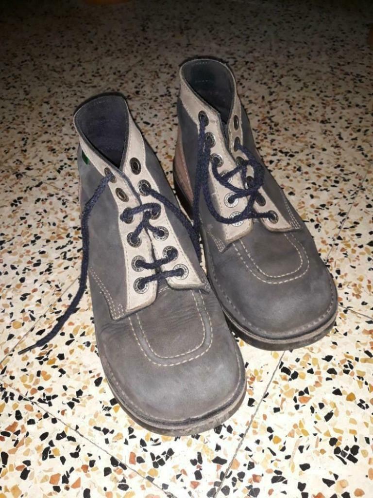 Laarzen Kickers, Lage of Enkellaarzen, Gedragen, Verzenden, Blauw